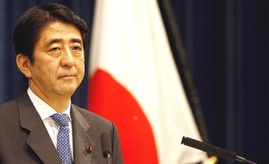 Primer Ministro Shinzo Abe