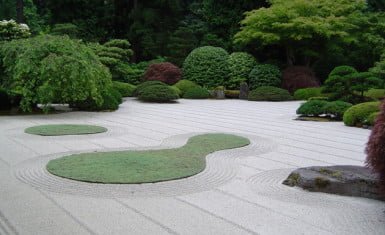 karesansui, jardín zen japonés