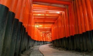 Camino de Torii en Fushimi Inari