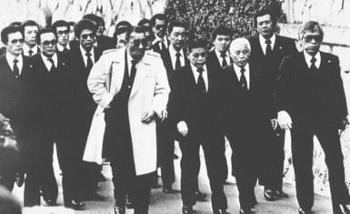 foto antigua de yakuzas