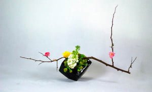 arreglo floral de ikebana