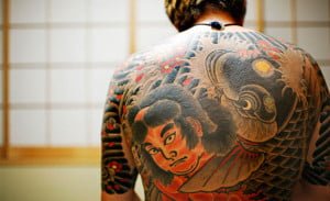 Tatuaje de un Yakuza
