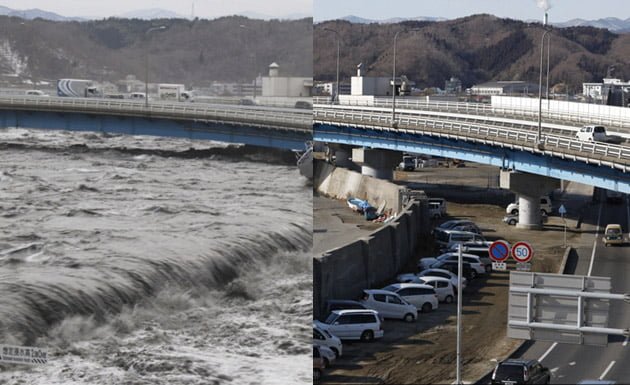 Fukushima antes y después