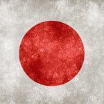 Bandera estilizada de Japón