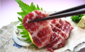 carne de caballo, gastronomía japonesa