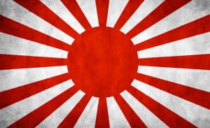 antigua bandera de Japón