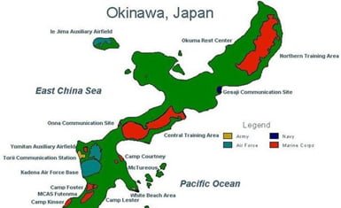 Bases militares estadounidenses en Okinawa