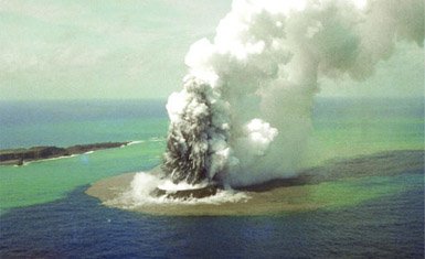 erupción volcánica nishinoshima