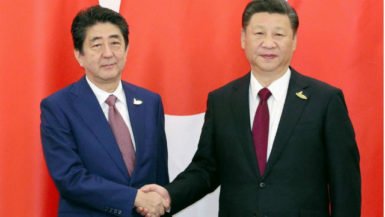 los jefes de estado de China y de Japón se reunieron en el G20
