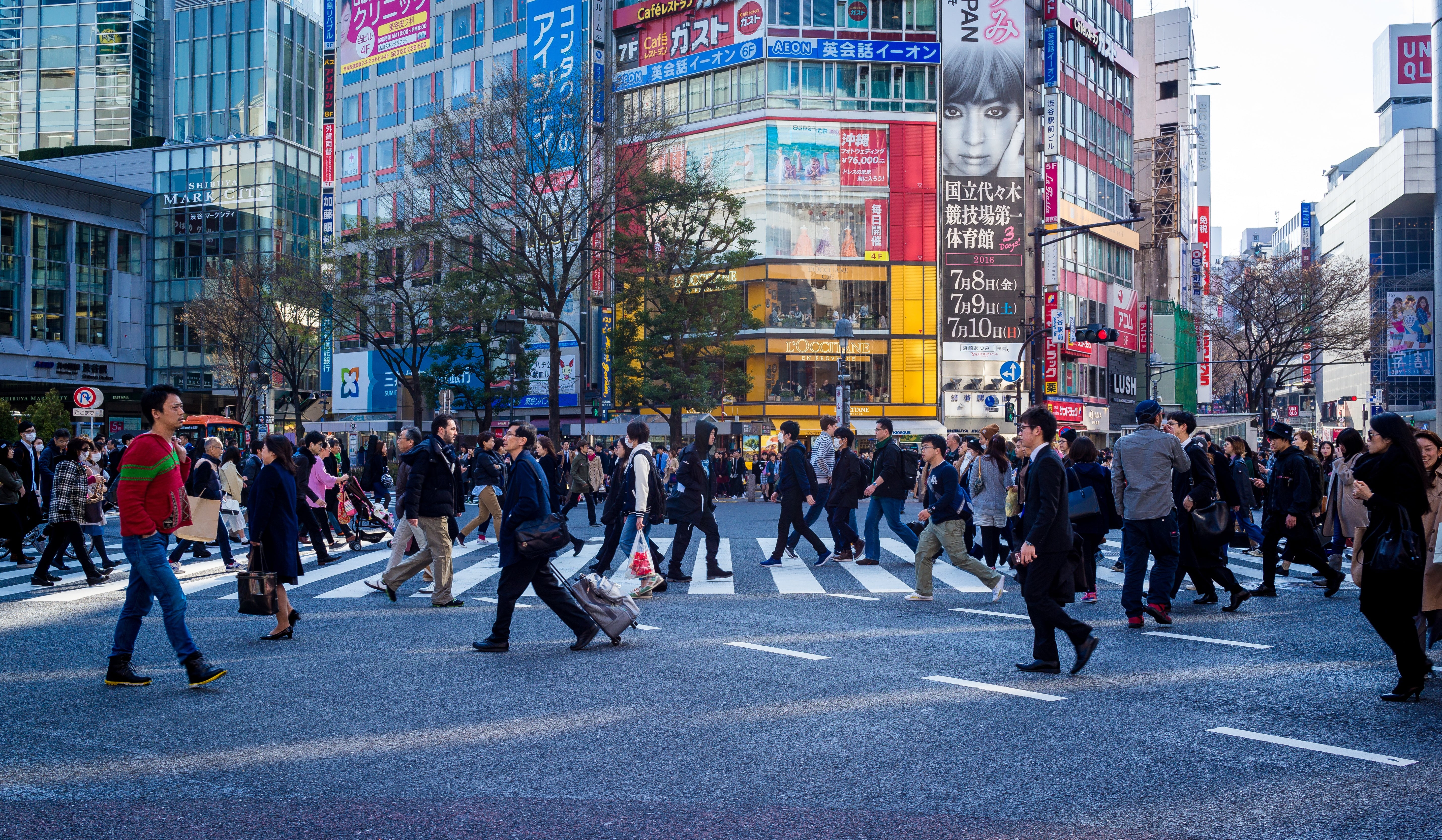 Trabajar en Japón: Cruce en Shibuya
